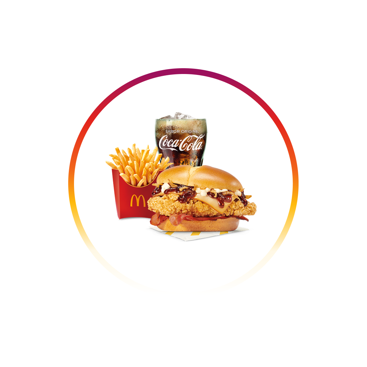 McMenú® McCrispy® Korean Mediano por 1500 puntos