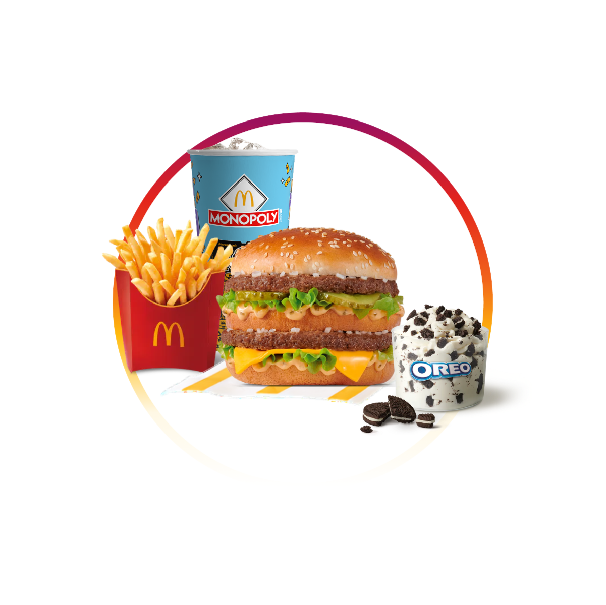 McMenú® Big Mac® Mediano + Mini McFlurry® a elegir por 1200 puntos