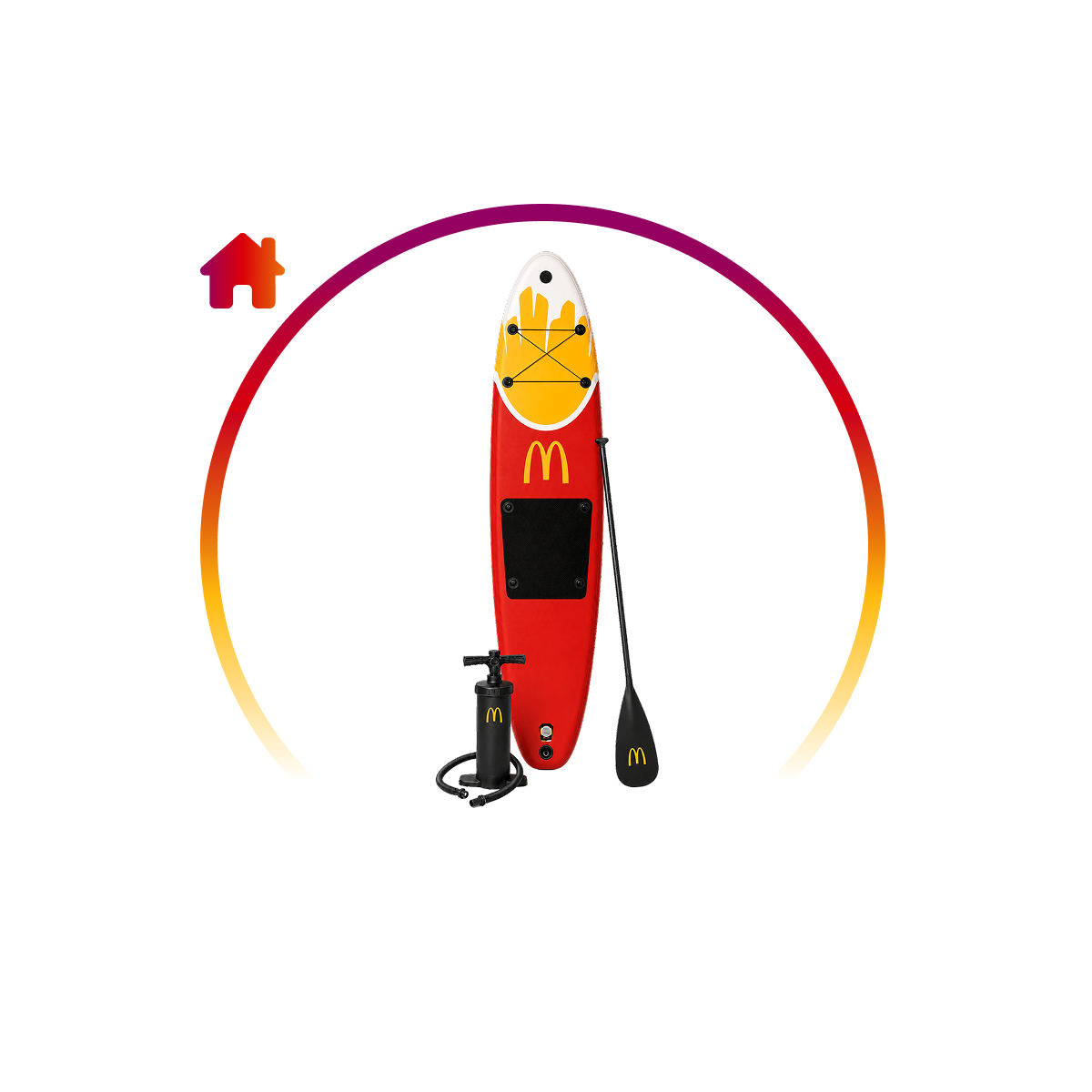 Taula de paddle surf de McDonald’s®